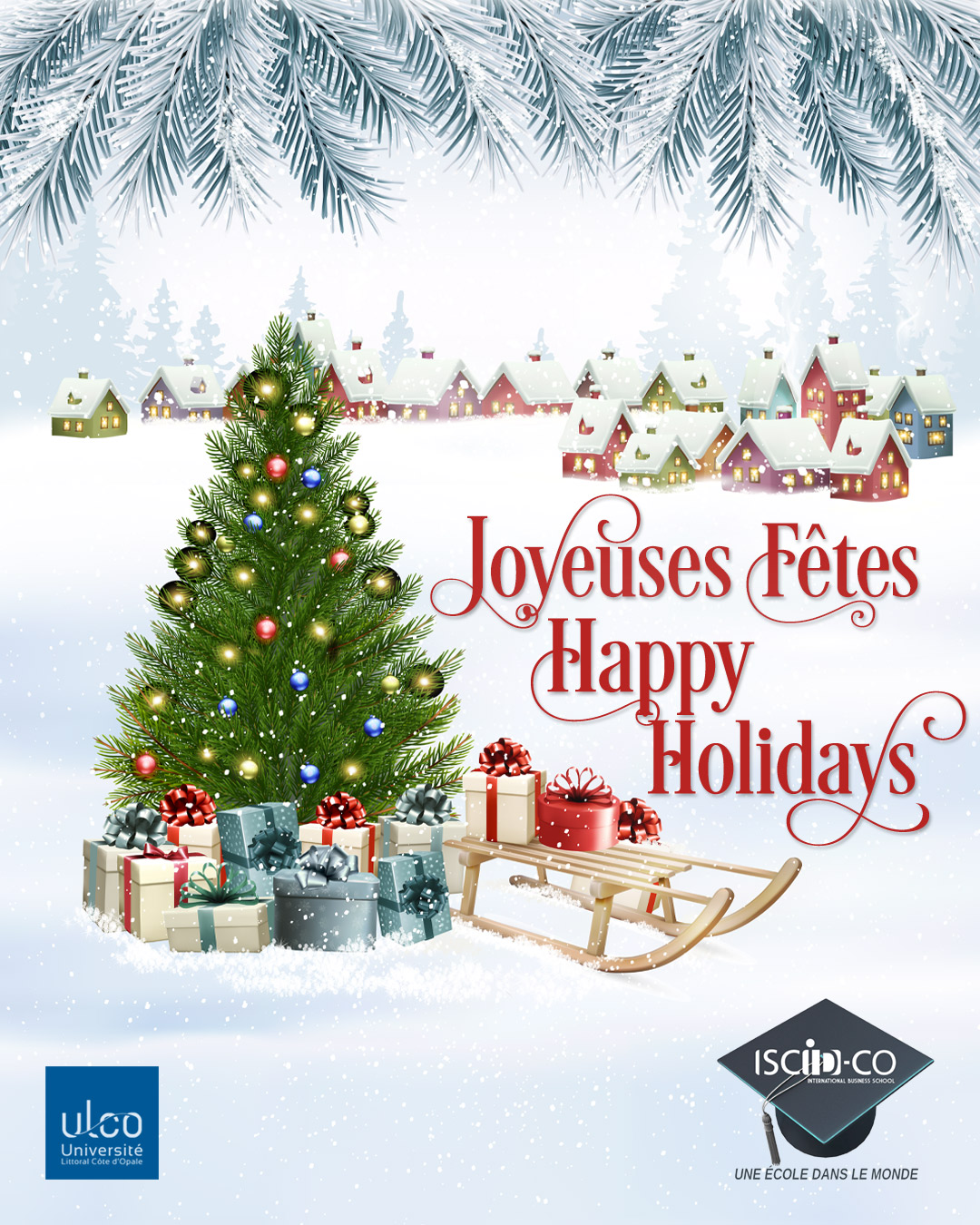 Fermeture de l'École du 21/12 au 4/01 inclus