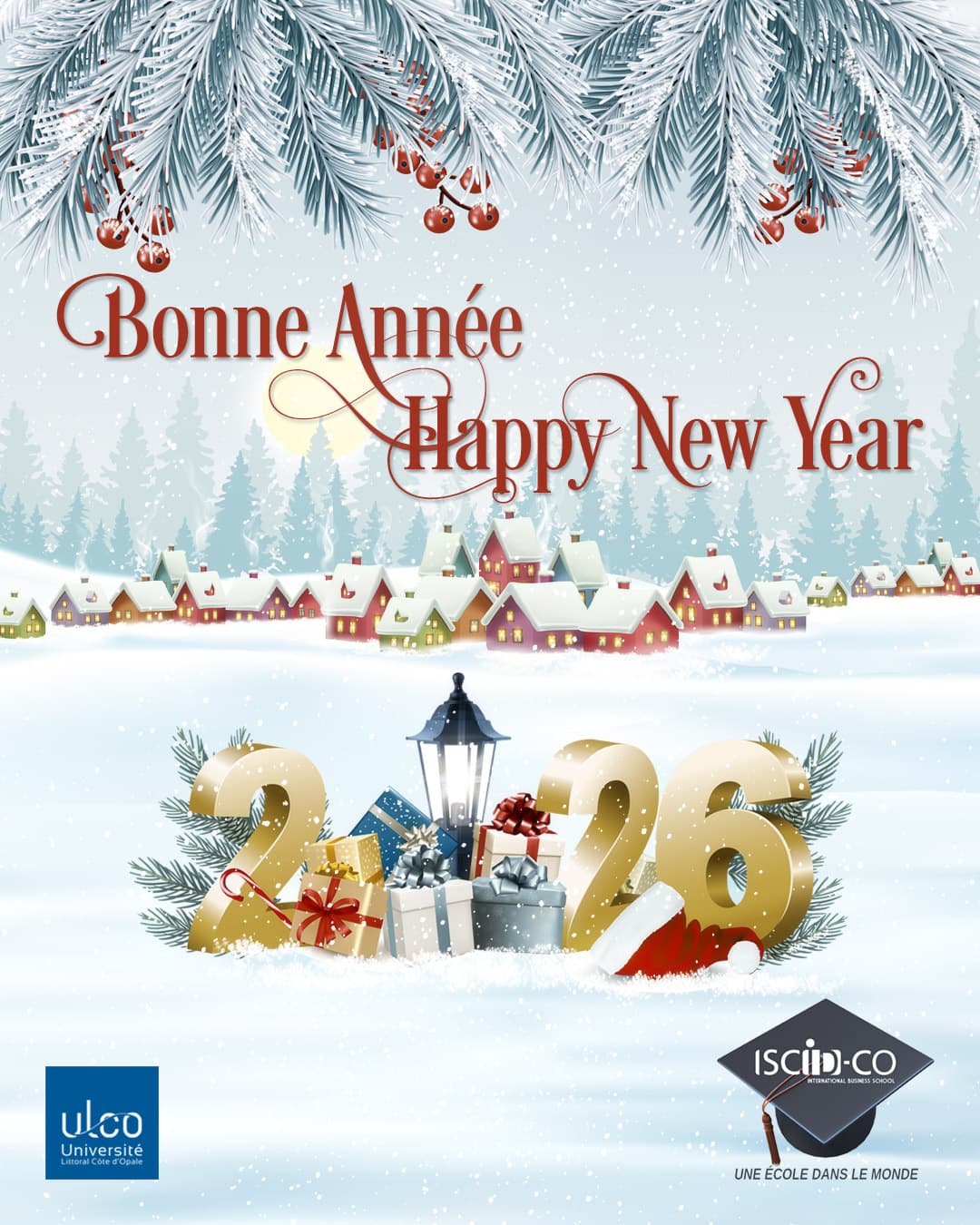 L'ISCID-CO vous souhaite une Bonne Année