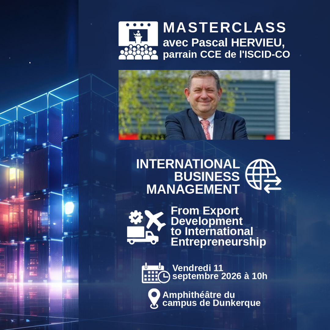 Masterclass avec Pascal HERVIEU le vendredi 11 septembre 2026