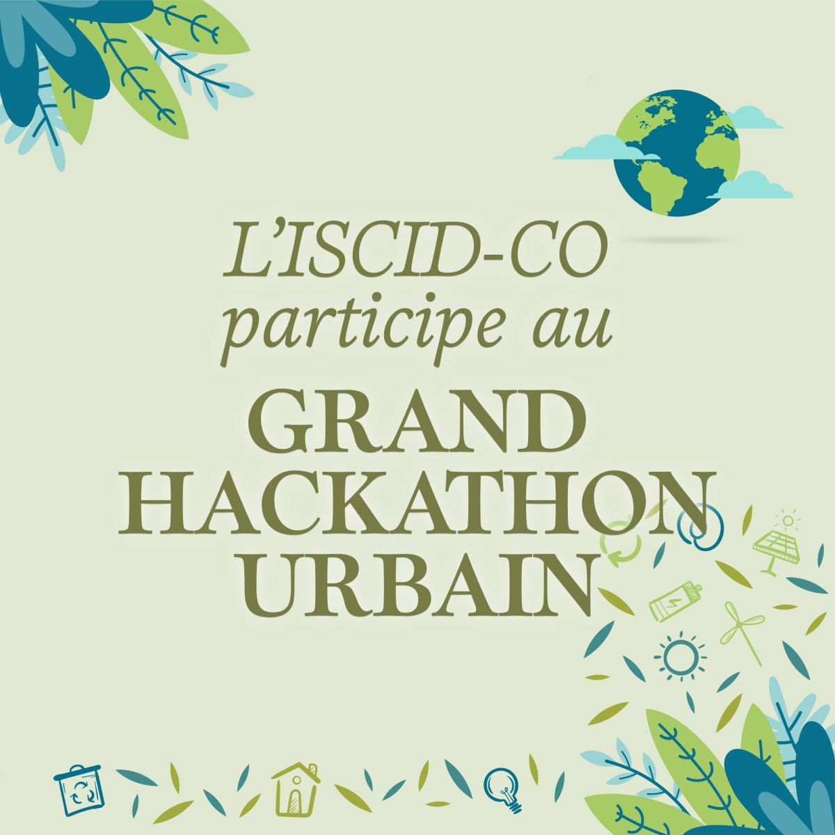 L'ISCID-CO participe au Grand Hackathon Urbain