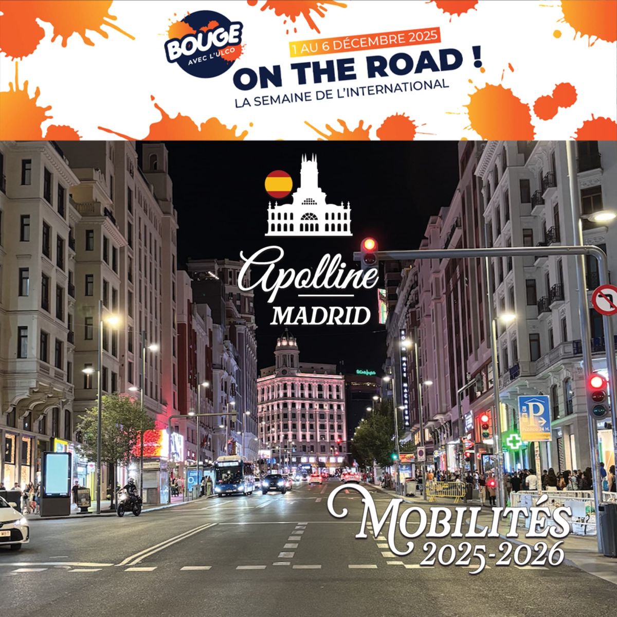 Témoignages Mobilités 2025/2026 : Apolline - Madrid